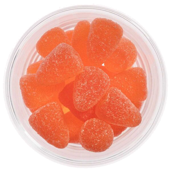 prodotto-caramella-personalizzate Ciotola Caramelle Geleè colore corallo realizziamo caramelle di gusto personalizzato su ordinazione quantitativo minimo